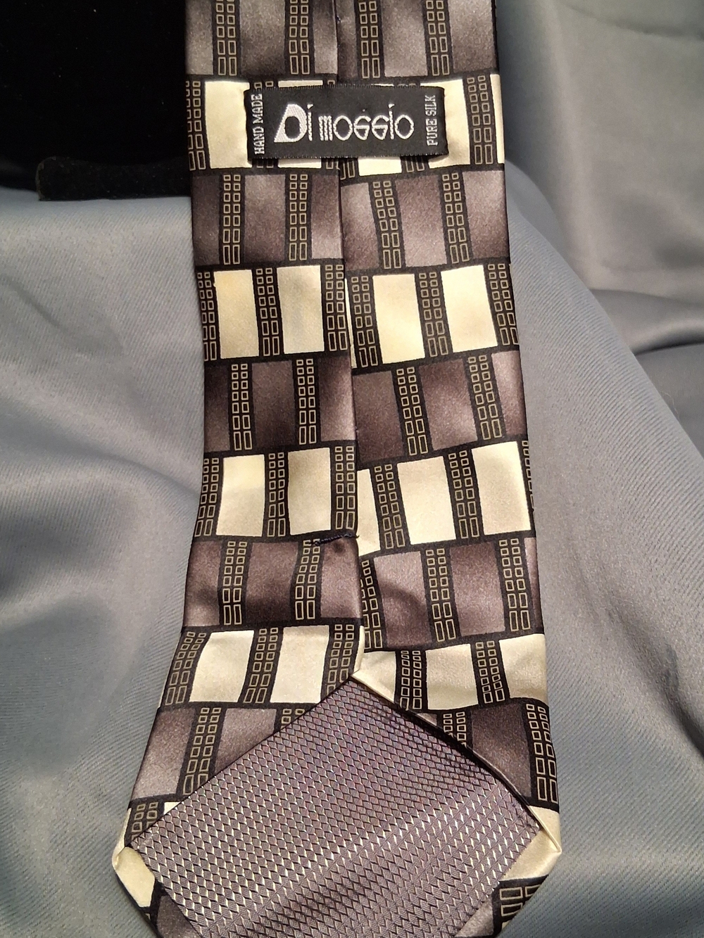Di Moggio Geometric Silk Tie